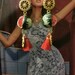 Orecchini ceramica Frida Kahlo - Gioielli - Orecchini - di La favo... | su