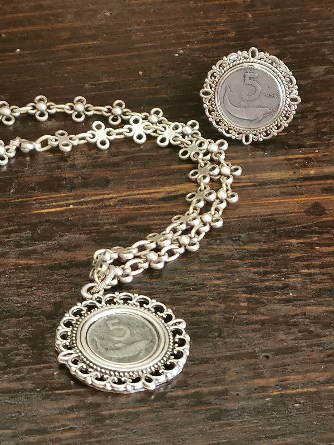 Italian Coin Reproduction Ring,folk Necklace,lira Ring,coin Jewels ...