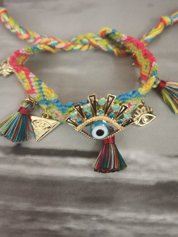 Playa Padre Friendship Bracelet Summer Bracelet Eye Bracelet