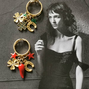 good luck ring italian rings gipsy bohemian baroque Charms ring