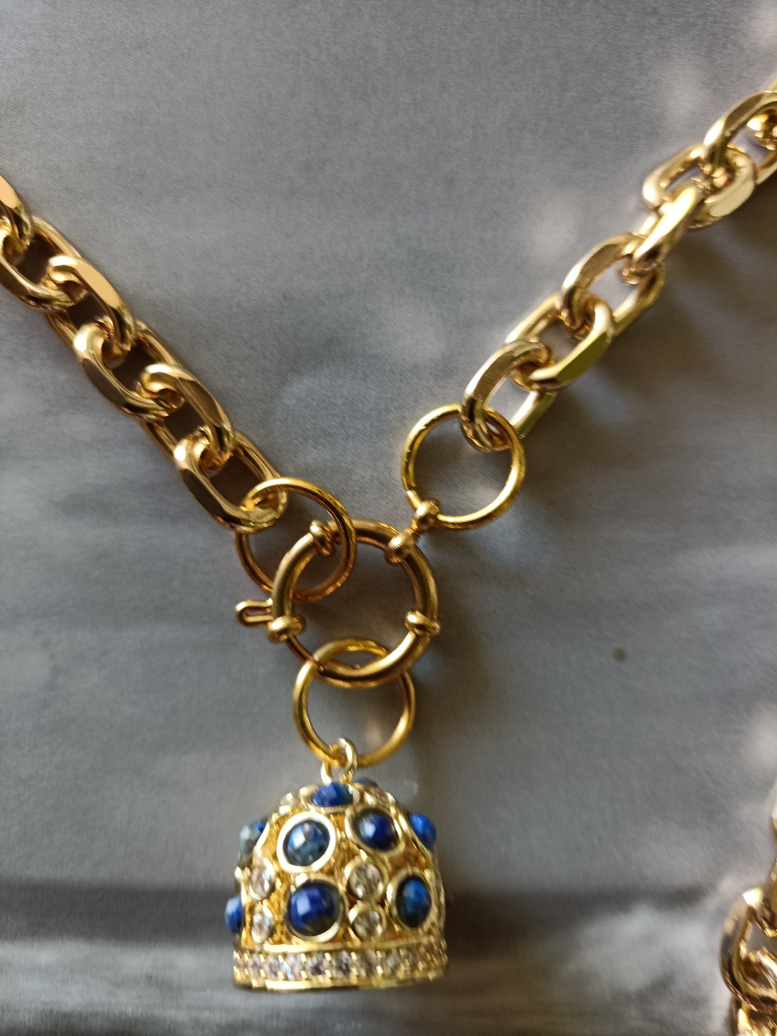 Capri Bell Necklace: Italian Good Luck Charm - Etsy