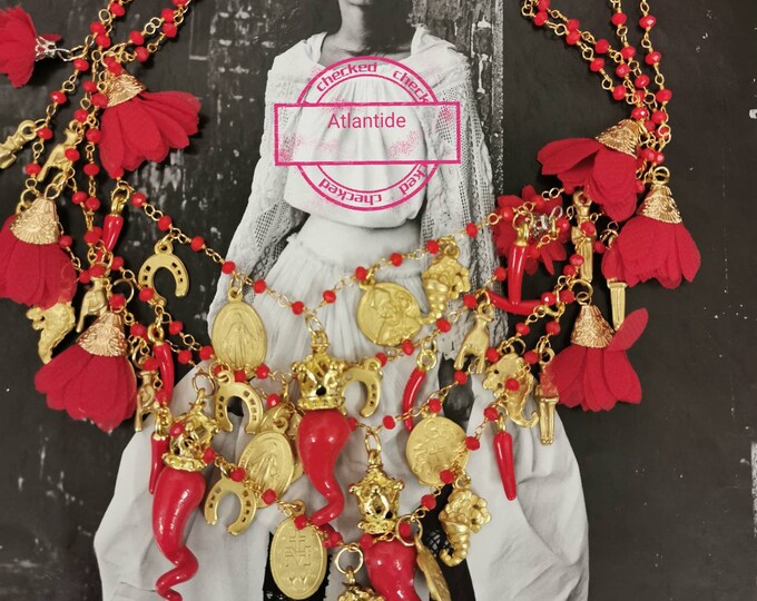 Scaramanzia Italian Good Luck Charms Necklace Horn Collana Etsy