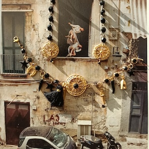 FORTUNELLA, barocco, boho, vittoriano, gipsy, folk italiano, orecchini pendenti,bracelet