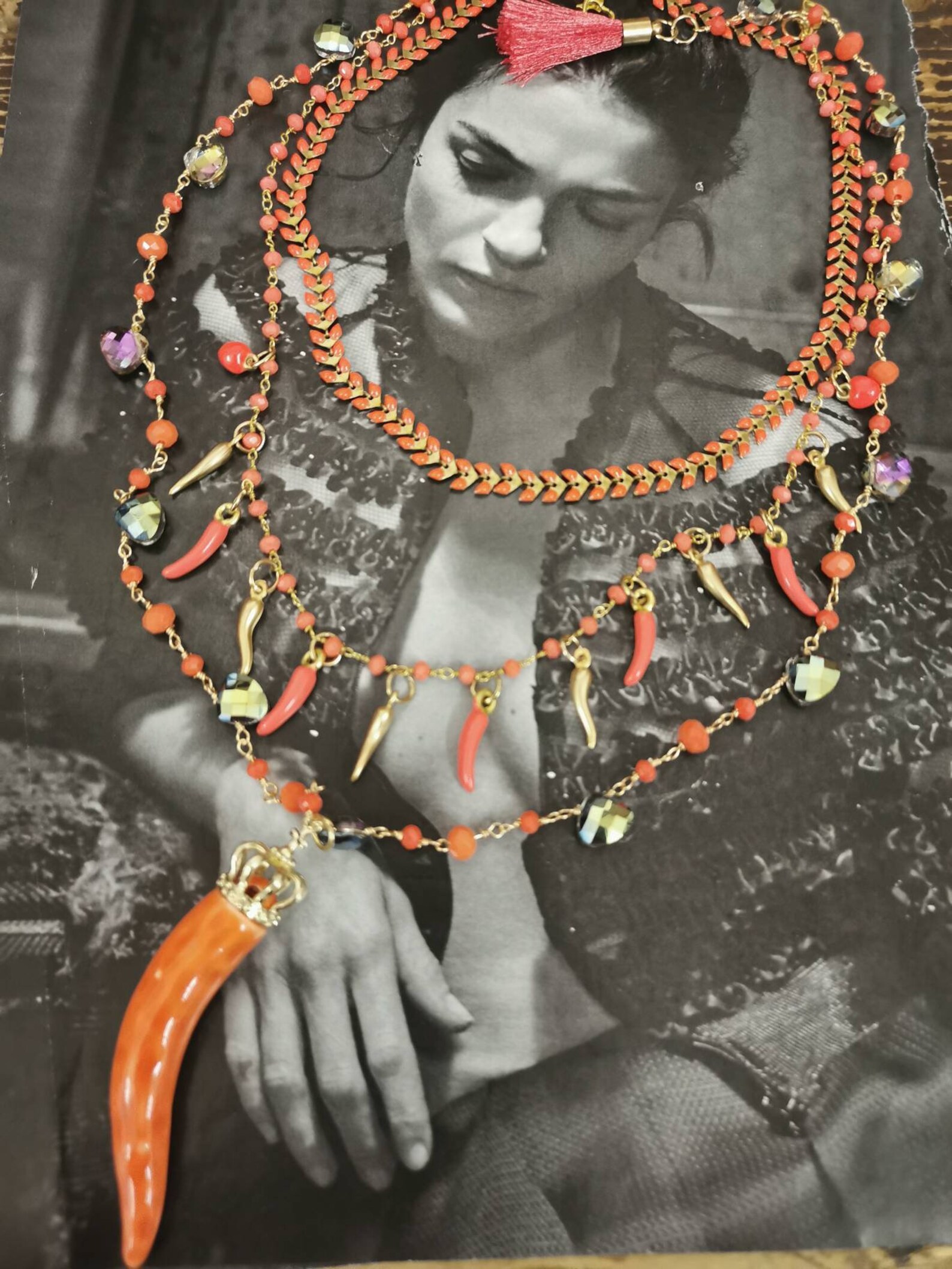 AMALFI Italian Good Luck Charms Italian Necklace Ceramic Etsy