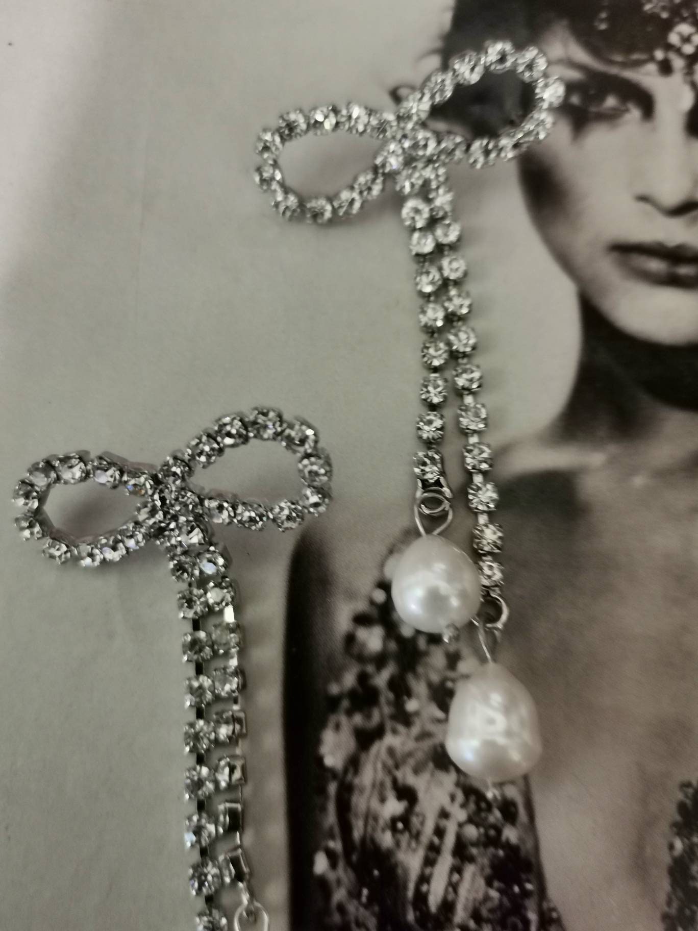 Qings Orecchini Pendenti Malocchio In Argento 925 Con Perla E Zirconi – Gioielli Portafortuna Per Donna E Ragazza