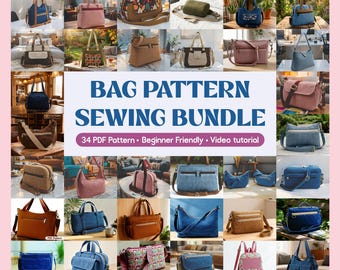 Bag sewing Pattern | Bundle | pack | PDF |  instant download