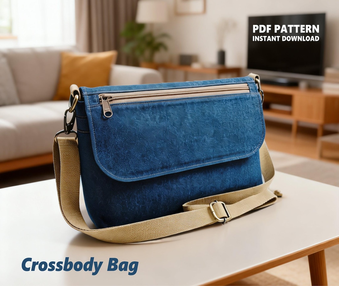 Bag Sewing Pattern | Crossbody Bag | PDF ( Instant Download ) - Etsy