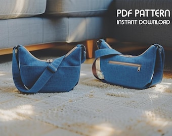 Bag Sewing Pattern | Crossbody Bag | PDF ( instant download )
