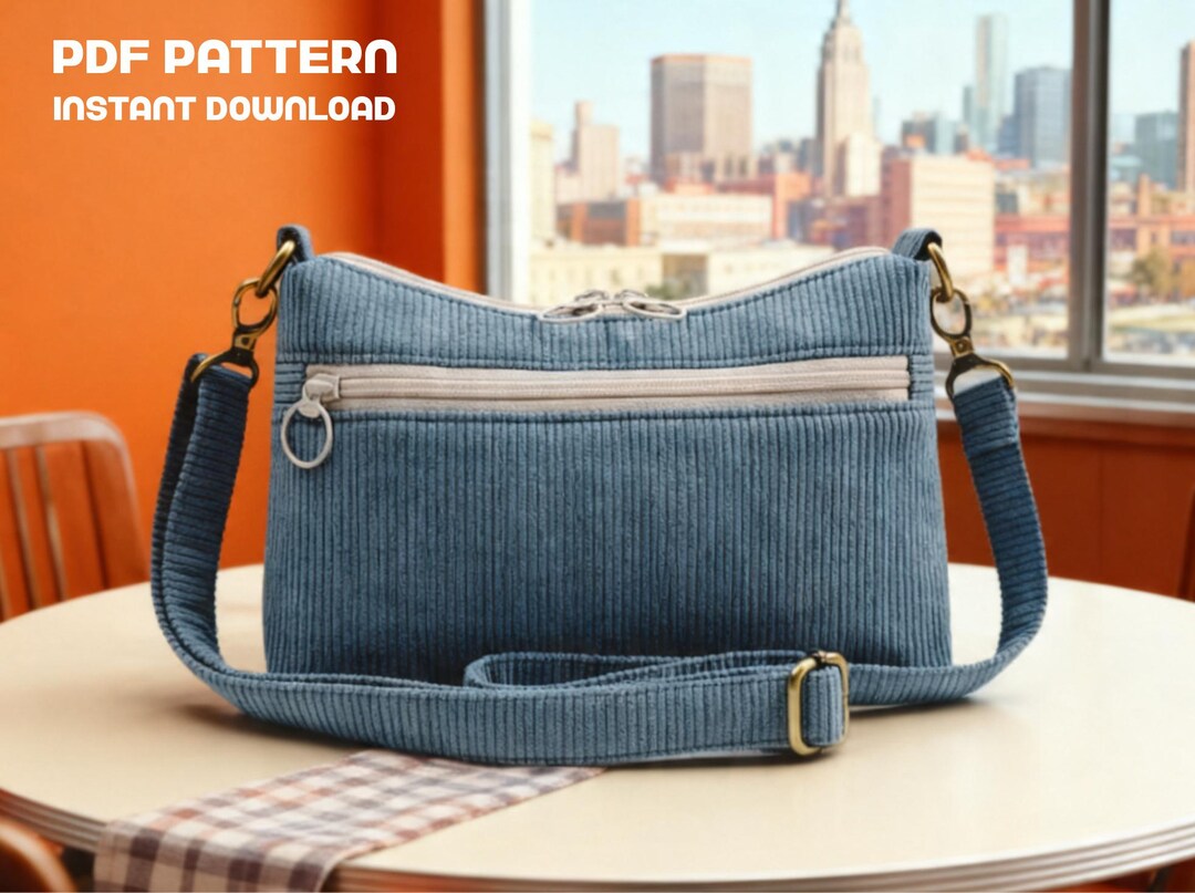 Bag Sewing Pattern | Crossbody Bag | PDF ( Instant Download ) - Etsy