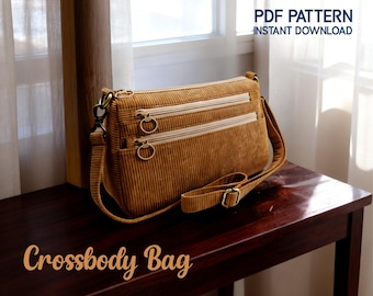 Bag Sewing Pattern | Crossbody Bag | PDF ( instant download )