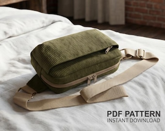 Bag Sewing Pattern | Crossbody Bag | PDF ( instant download )