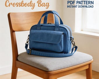 Bag Sewing Pattern | Crossbody Bag | PDF ( instant download )