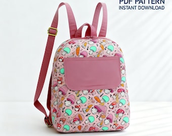 Bag Sewing Pattern | backpack Bag | PDF ( instant download )