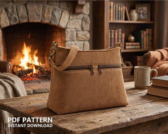 Bag Sewing Pattern | Shoulder Bag | PDF ( instant download )