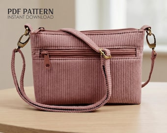 Bag Sewing Pattern | Crossbody Bag | PDF ( instant download )