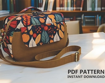 Bag Sewing Pattern | Crossbody Bag | PDF ( instant download )