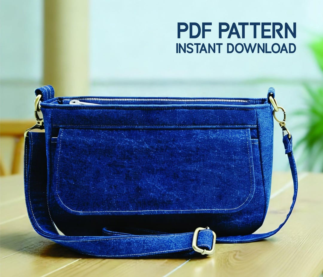 Crossbody Bag Pattern | PDF | Sewing Pattern, Instant Download (3) - Etsy