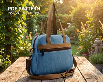 Bag Sewing Pattern | totebag | PDF ( instant download )