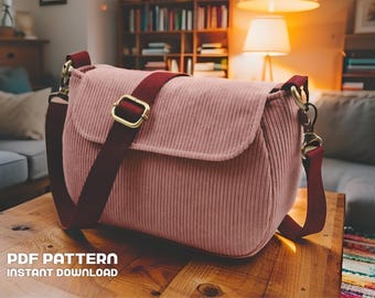 Bag Sewing Pattern | Crossbody Bag | PDF ( instant download )