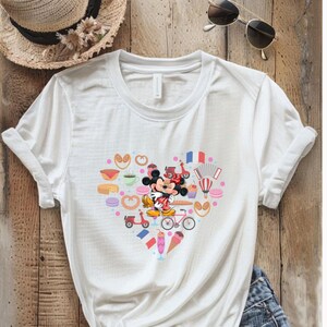 Adorable Mickey Mouse Heart Graphic Tee: Disney Lover's Unisex Gift for Everyday Comfort,gift for mom ,Disney shirt,personalized gift