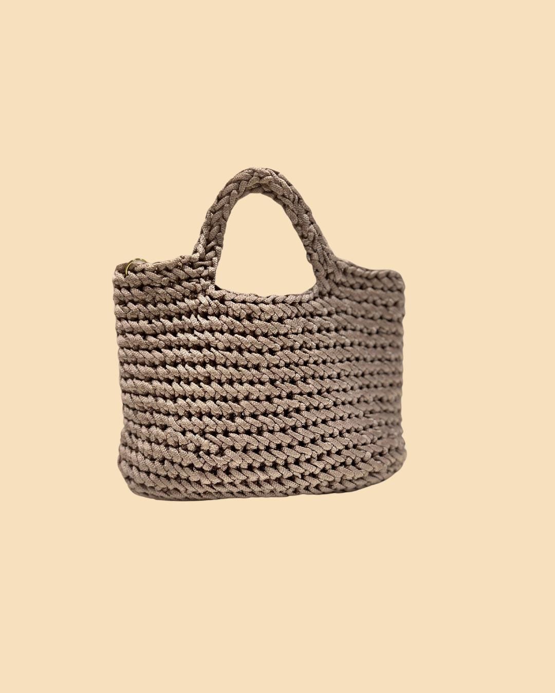 Handmade crochet bag for women, boho chic accessory, Mother's Day gift, sustainable artisan bag, sustainable fashion