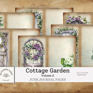 Cottage Garden Junk Journal Paper Set Volume 2