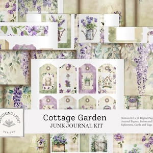 Cottage Garden Junk Journal Kit