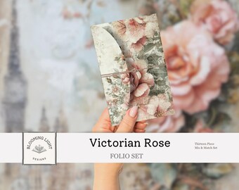 Set di diari Victorian Rose Junk Folio