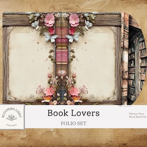 Book Lovers Junk Journal Folio Set