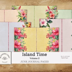 Island Time Junk Journal Paper Set Volume 2