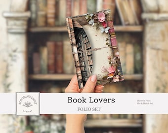 Book Lovers Junk Journal Folio Set