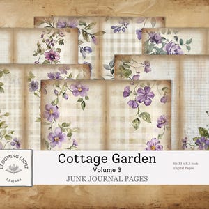 Cottage Garden Junk Journal Paper Set Volume 3