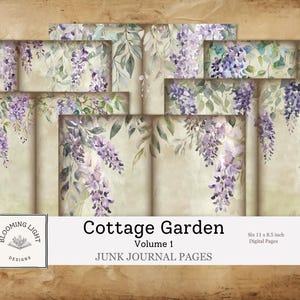 Cottage Garden Junk Journal Paper Set Volume 1