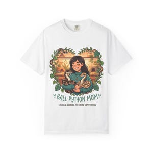 -Python Mama T-Shirt | Schlangen Liebhaber T-Shirt, Reptilien Wächter Shirt