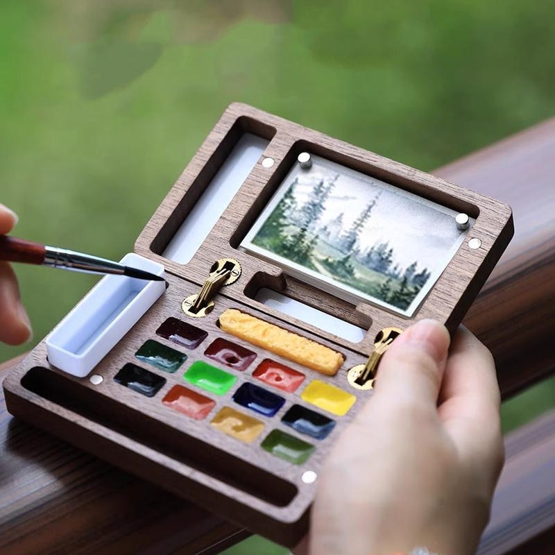 Watercolor Paint Box - Etsy