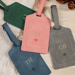 Monogrammed Luggage tag Personalized Luggage Tags Bridesmaid Gift Destination Wedding Gift Wedding Favor RFID Luggage Tags, Travel Gift