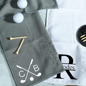 Personalised Golf Towel , Personalised Golf Towel Gift , Embroidered Golfing Accessory, Best Daddy Golf Towel,Mens Anniversary Gifts Husband