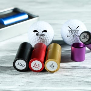 Custom Golf Ball Stamp,Monogram Golf Ball Stamp,Personalized Ball Stamp,Golf Accessories,Ink Ball Stamp,Gift for Golfer,Golfer Sport Gift