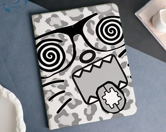 Camo Dizzy Monster Book & Flip Case Cover For iPad A16-11" 2025, iPad Air 6/7-13'' 11'', iPad Pro 12.9''11'' 2021/2022,iPad mini5 6 7