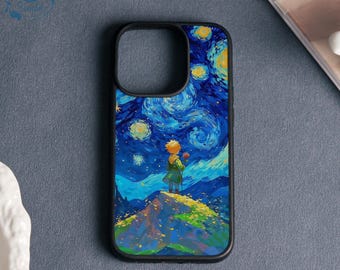 Little Prince  iPhone CaseFor iPhone16/15/14/13/12/11 MA Mini/ProMax, SE2020,7/8Plus,XSMax,aluminum Protective Coverwith subtle shimmer