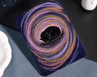 Galaxy Cat Kindle Case10 11 12th Gen Cover 2024,6" Paperwhite 6.8" 7",Colorsoft Strap Case forPW 5/6/7,Protective Case,AutoWake/Sleep