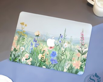 Meadow Bloom  New MacBook Case, MacBook Pro16/15/14/13,2026 M5, Air 15/14/13/11 2025 M4, Ret 15/13 Frosted Surface Protect Cover,Neo A18