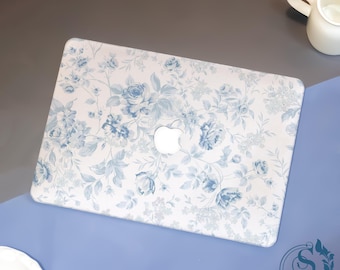 Elegant Floral New MacBook Case, MacBook Pro16/15/14/13,2026 M5, Air 15/14/13/11 2025 M4, Ret 15/13 Frosted Surface Protect Cover,Neo A18