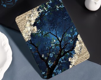 Blossom Night Oil Kindle Case10 11 12th Gen Cover 2024,6" Paperwhite 6.8" 7",Colorsoft Strap Case forPW 5/6/7,Protective Case,AutoWake/Sleep