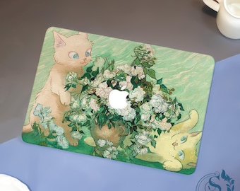 Charming Cat New MacBook Case, MacBook Pro16/15/14/13,2026 M5, Air 15/14/13/11 2025 M4, Ret 15/13 Frosted Surface Protect Cover,Neo A18