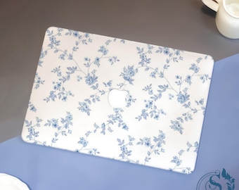 Elegant Floral New MacBook Case, MacBook Pro16/15/14/13,2026 M5, Air 15/14/13/11 2025 M4, Ret 15/13 Frosted Surface Protect Cover,Neo A18