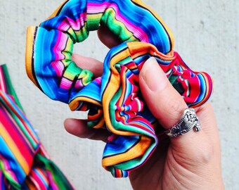 Jersey Knit The Skinny Scrunchie Hippie Red /& Black Buffalo Check Yoga