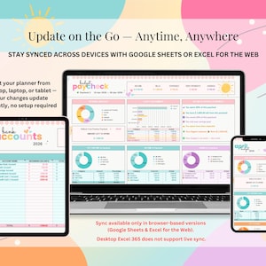 Advanced Paycheck Budget Spreadsheet • Google Sheets & Excel Template • Automated Ongoing Income and Expense Tracker with Bill Calendar image 18