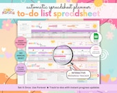 To-Do List Tracker Spreadsheet • Automatic Task Planner for Google Sheets