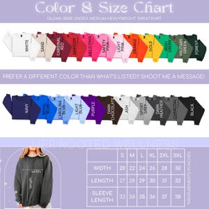 Women's Health Matters Sweatshirt | Endo Adeno PMDD PCOS Awareness Sweater, Obgyn WHNP Advocacy Jumper, Womens Repro Rights Advocate Gift image 8